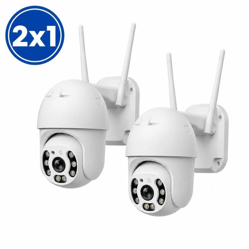 2x1 os Cámara de Seguridad 360 Visión Nocturna Full HD Detección de Movimiento - Imagen 1