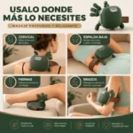 Masajeador Cervical Cuello Piernas Manito Portatil Con Calor - Imagen 8