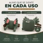 Masajeador Cervical Cuello Piernas Manito Portatil Con Calor - Imagen 6