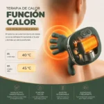 Masajeador Cervical Cuello Piernas Manito Portatil Con Calor - Imagen 3
