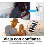 Camara Seguridad Ip Foquito Con Wifi Y Parlante Vision Nocturna Color Blanco DOMO E27 - Imagen 7