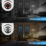 Camara Seguridad Ip Foquito Con Wifi Y Parlante Vision Nocturna Color Blanco DOMO E27 - Imagen 6