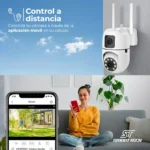 Camara Domo Exterior Seguridad Ip Wifi Autotracking Full Hd Blanco - Imagen 5